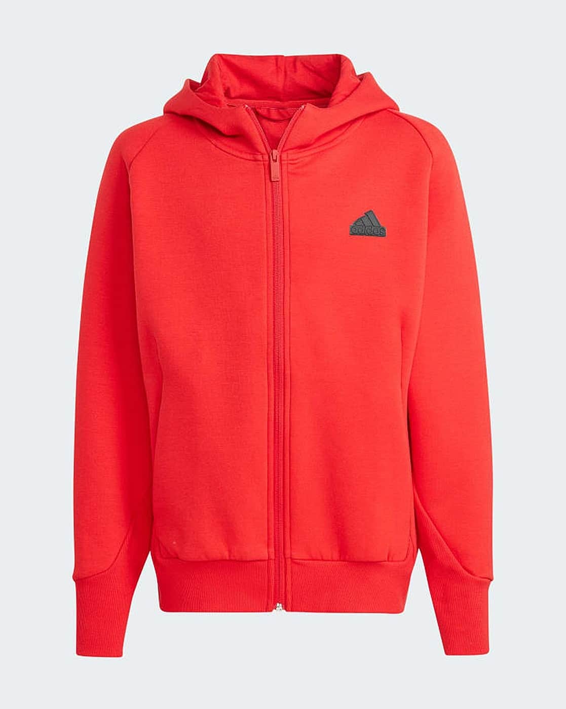 Buy Adidas Kids J Z.N.E.FZ Zip-Front Hooded Jacket | Orange Color