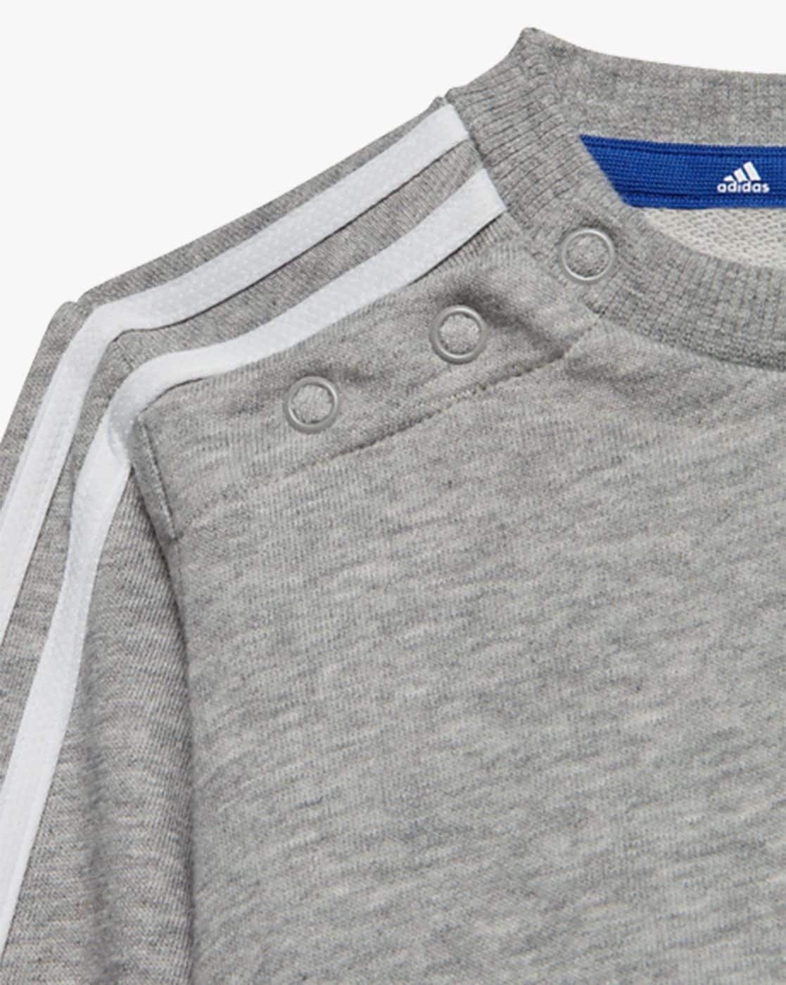 Buy Adidas Kids Heathered Tracksuit Set | Grey & Blue Color Boys