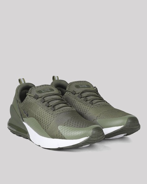 Olive green sales athletic shoes