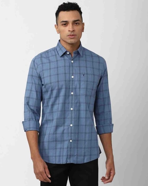 Van Heusen Checked Slim Fit Shirt