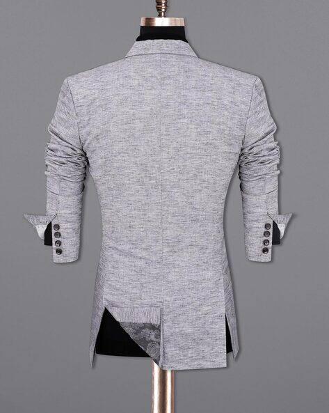 Buy FRENCH CROWN Double-Breasted Blazer with W Online | Ajio.com