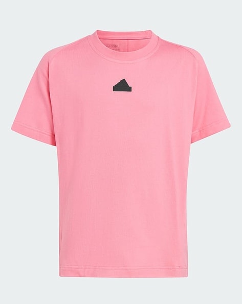 Adidas baby pink shirt best sale