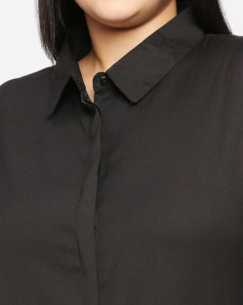 Buy Black Shirts for Women by STYLE QUOTIENT Online