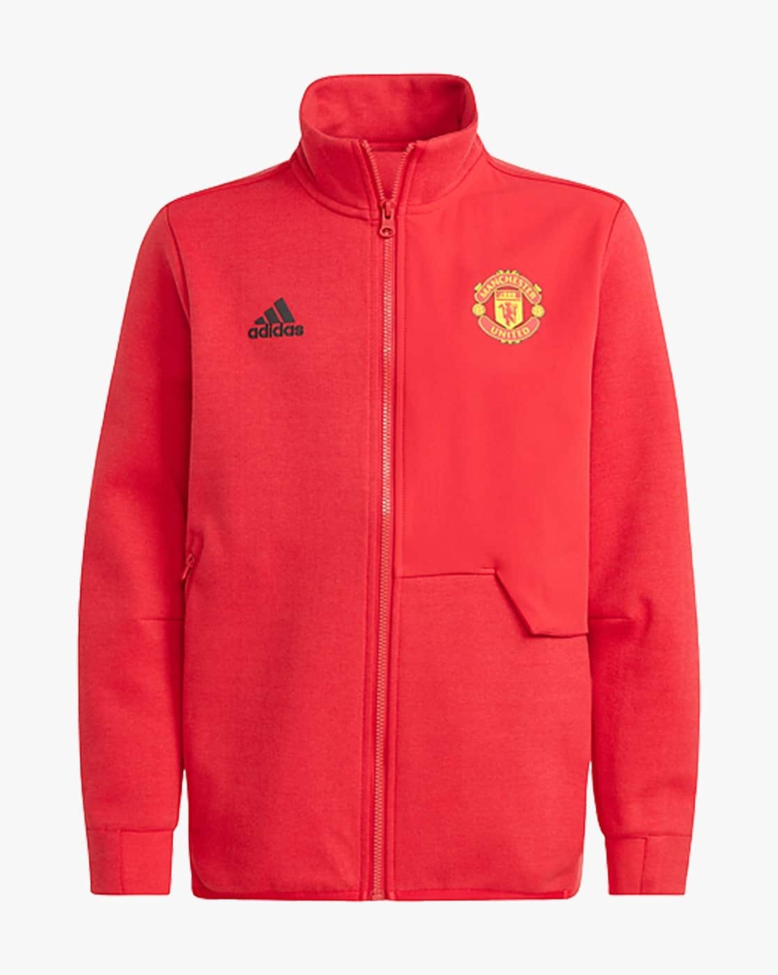 Buy Adidas Kids High-Neck Zip-Front Jacket Red Color Boys AJIO