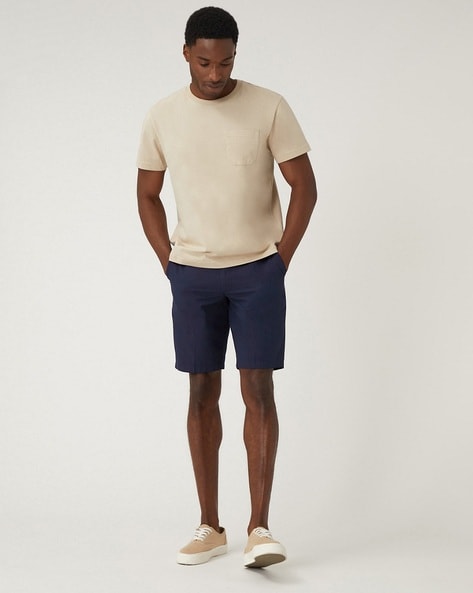 Mens checked cheap chino shorts