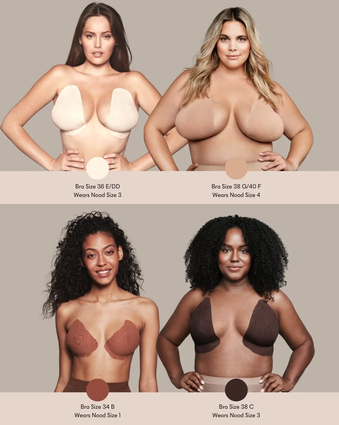 Pack of 5 Game Changer Lift & Shape Stick-On Bras