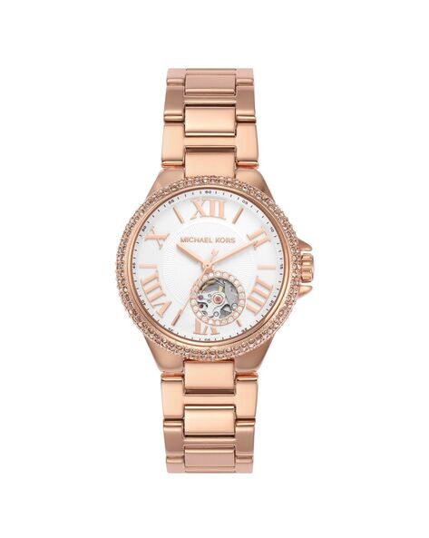 Buy MICHAEL KORS Womens 33 mm Camille White Dial Stainless Steel Analog  Watch - MK9051 | Shoppers Stop