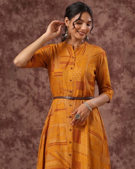 Mustard clearance orange dress