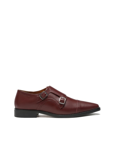 Buy Maroon Formal Shoes for Men by LOUIS STITCH Online