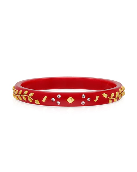 Buy Bovzen- Gold Plated Acrylic Shakha Pola Bangle Set Pack of 4 ( Size  2-10) Online at Best Prices in India - JioMart.