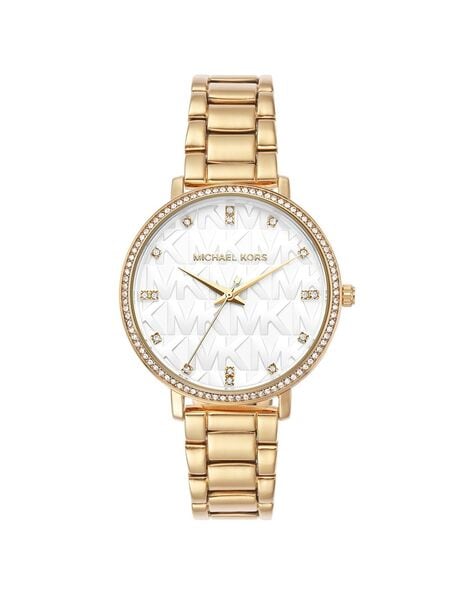 Michael kors mens white on sale watch