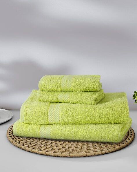 STELLAR HOME Set of 4 Hand & Bath Towels