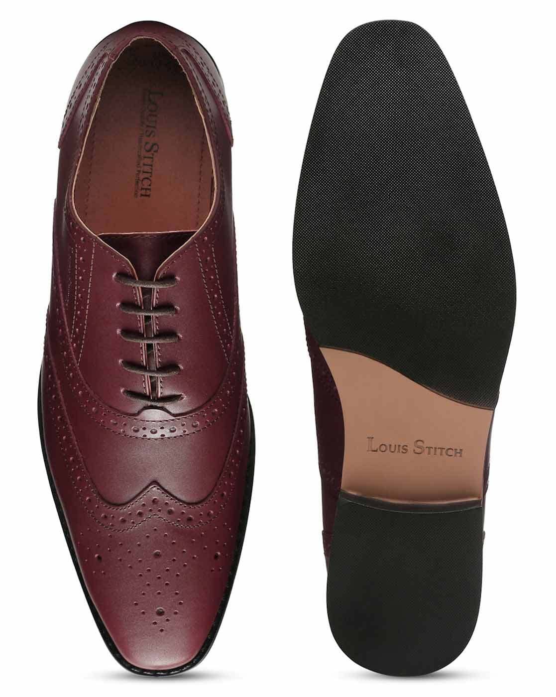 Buy Rosewood Formal Shoes for Men by LOUIS STITCH Online