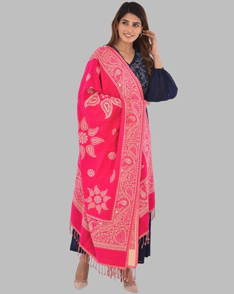 Paisley Pattern Reversible Shawl Price in India