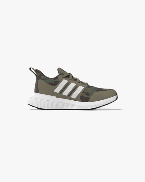 Olive green and store white adidas