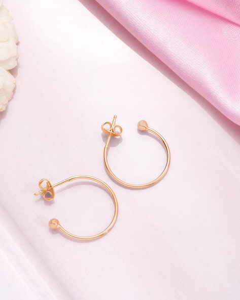 Initial Hanging Hoop Earrings | Online – FIRST SIN | Jewellery