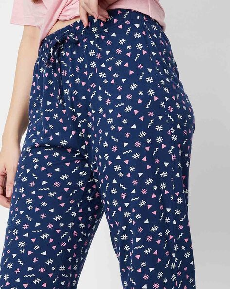 Womens navy pyjama bottoms hot sale