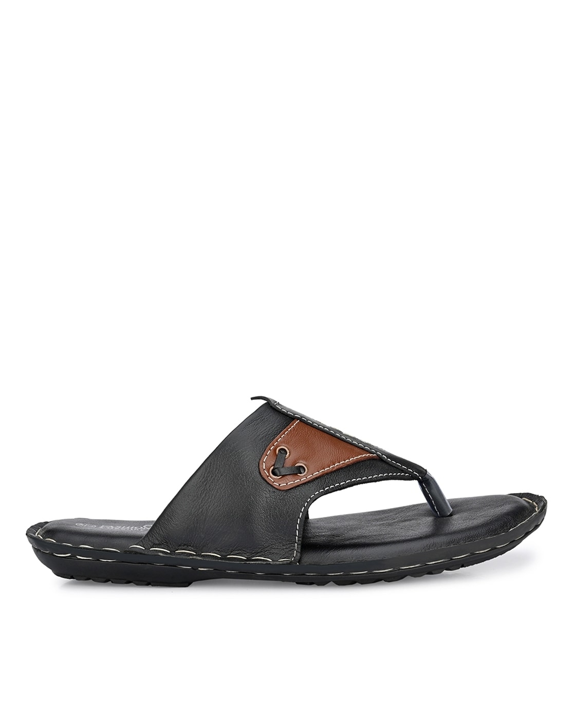 Black cloth 2024 flip flops