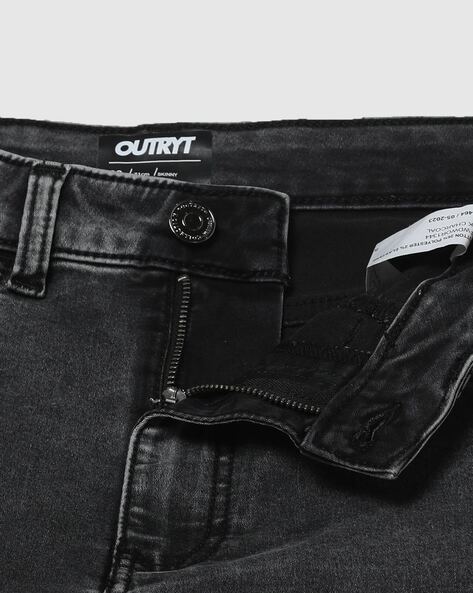Buy Black Jeans & Jeggings for Women by Outryt Online