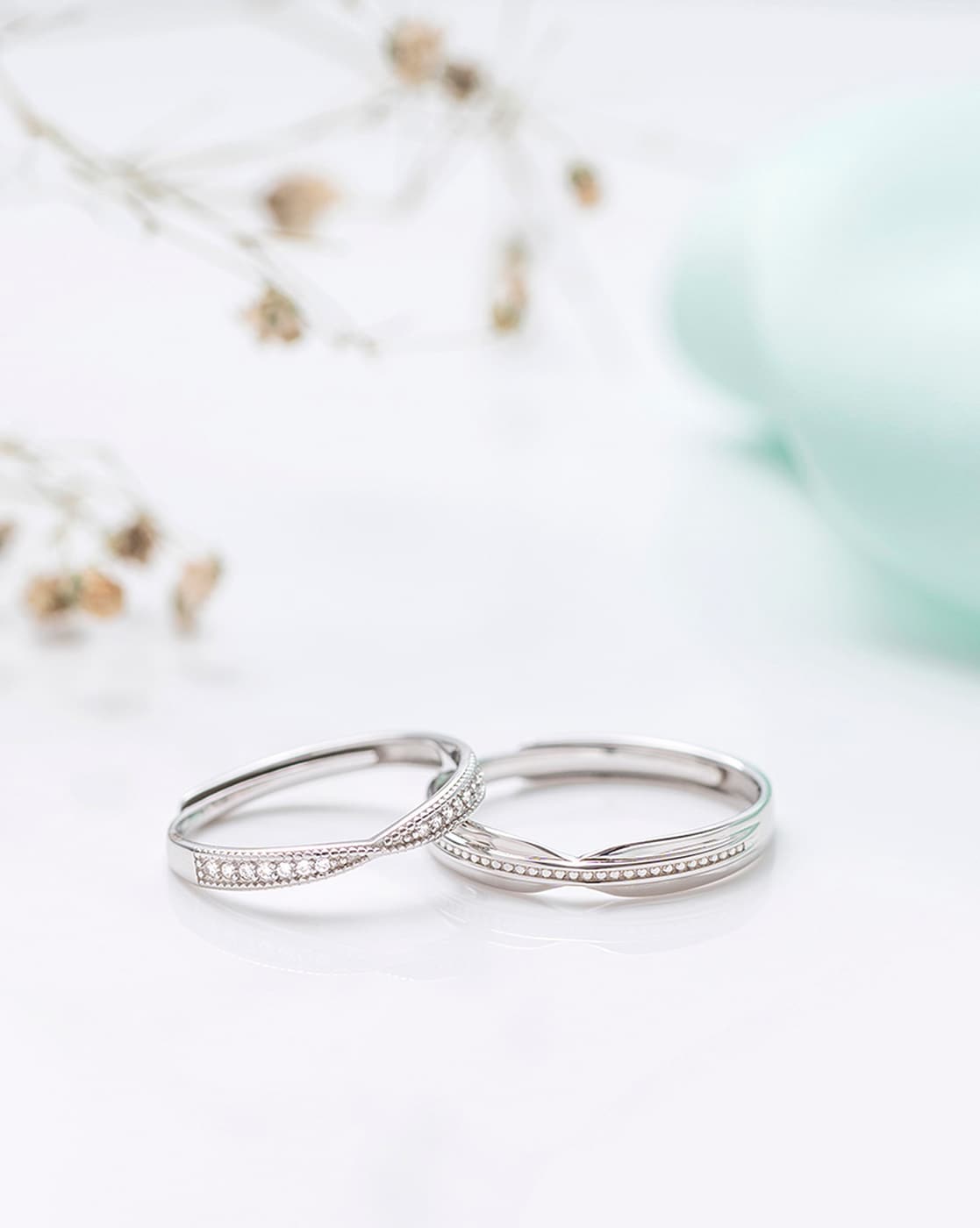 Sterling Silver Couple Rings, Promise Rings for Couples , Matching Promise  Rings - Etsy