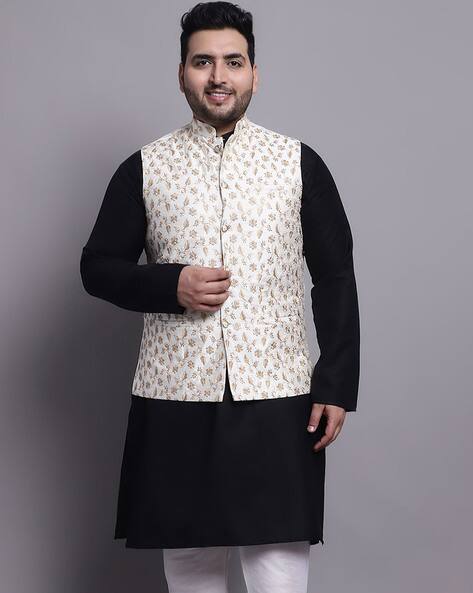Floral Embroidered Nehru jacket