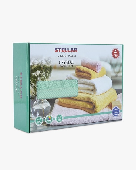Buy Green Towels & Bath Robes for Home & Kitchen by STELLAR HOME Online