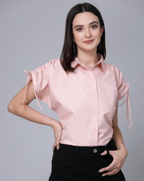 Button Down Womens Shirts - Buy Button Down Womens Shirts Online at Best  Prices In India