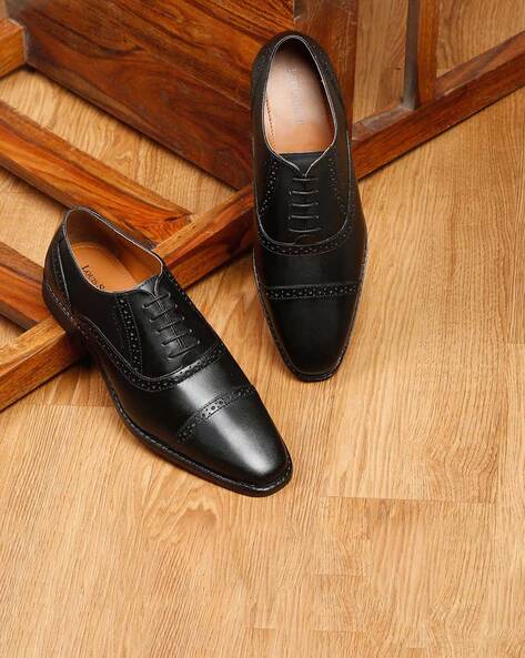 Buy Obsidian Black Formal Shoes for Men by LOUIS STITCH Online