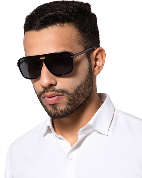 Beardo Mobster Sunglasses-Gun Metal UV-Pro – Beardo India