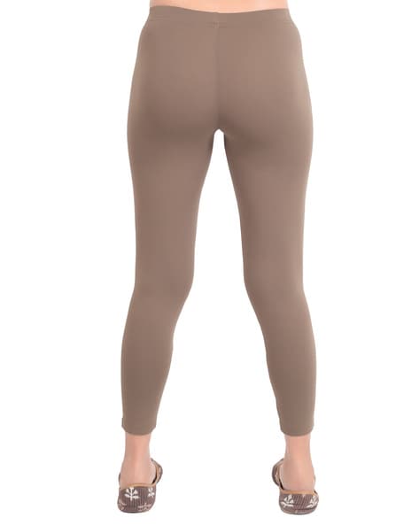 Premium Churidar Ankle Length Leggings(PLN-COFFEE) at Rs.100/Piece in  fatehgarh offer by KATIYAR ENTERPRISES