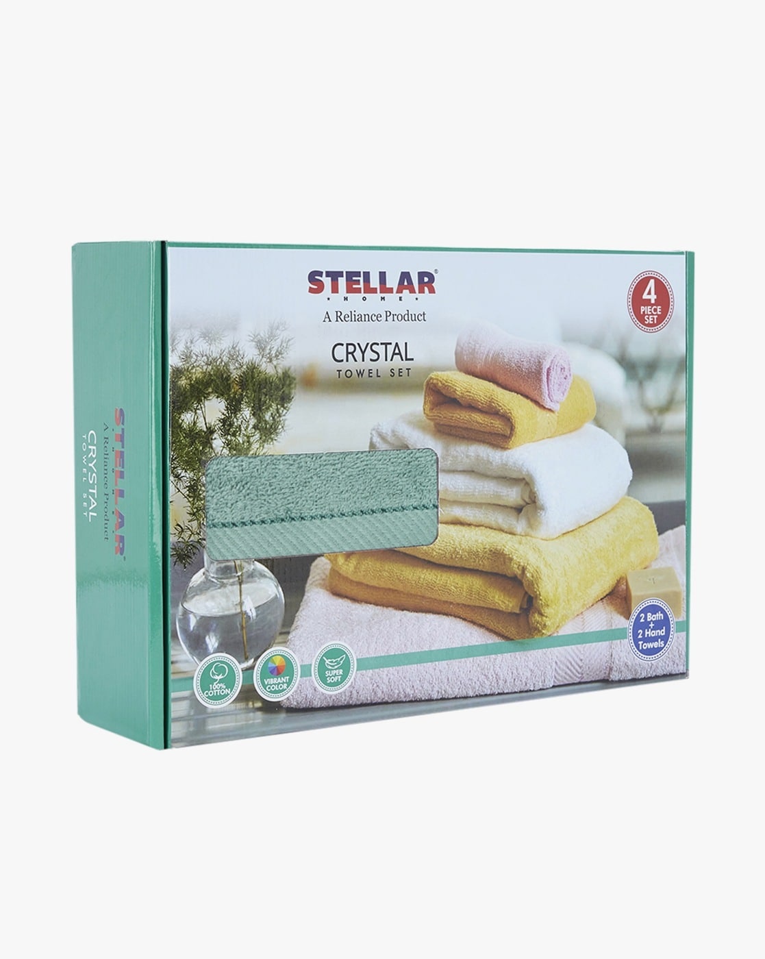 Buy Green Towels & Bath Robes for Home & Kitchen by STELLAR HOME Online