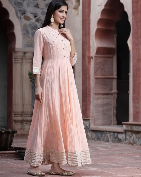 Midi Dress in Peach Color, Women's Fashion, Dresses & Sets, Dresses on  Carousell