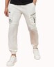 Buy Cream Track Pants for Men by Styli Online