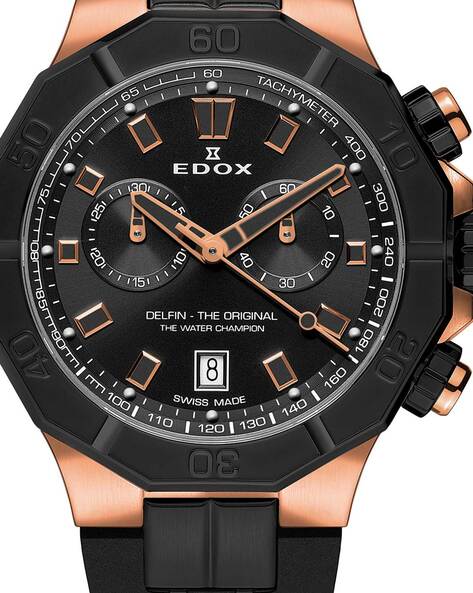 Edox Watch North Sea 1978 Special Edition Black PVD 80118-357NG-N1 - YouTube