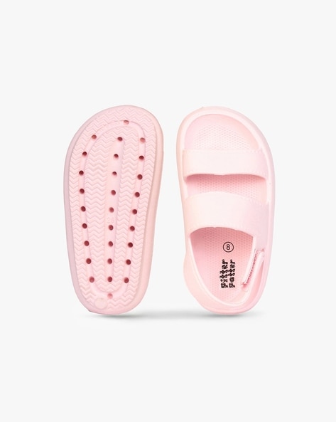 Baby girl pink online slippers