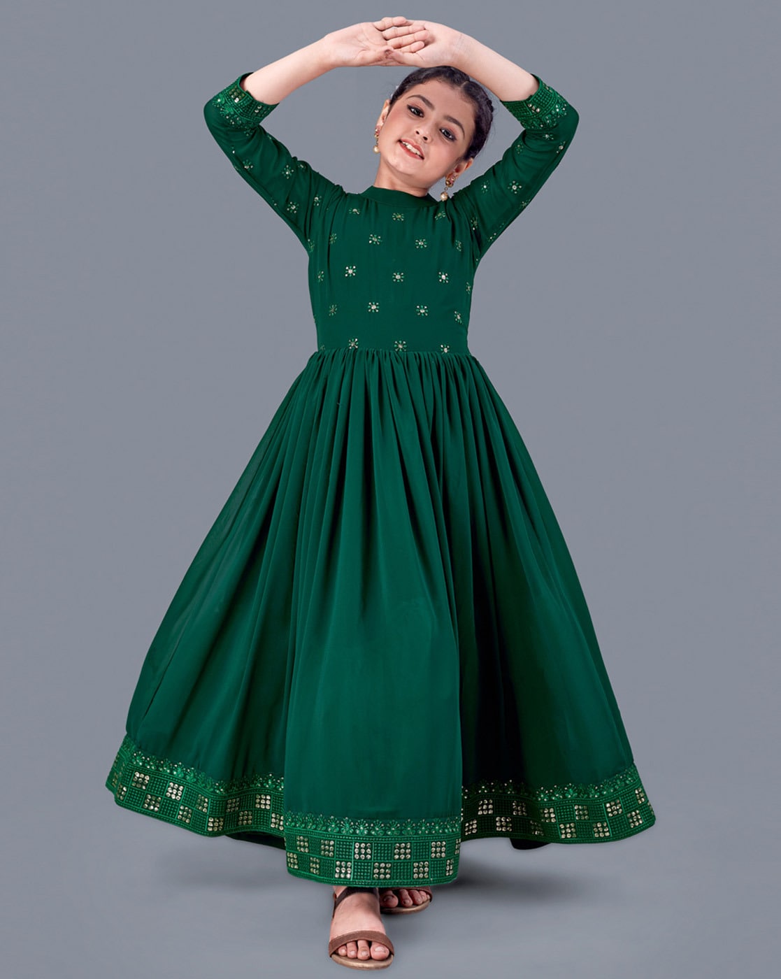 Lopulse Women Maxi Dark Green Dress - Buy Lopulse Women Maxi Dark Green  Dress Online at Best Prices in India | Flipkart.com