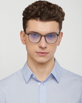 Full round shop frame glasses