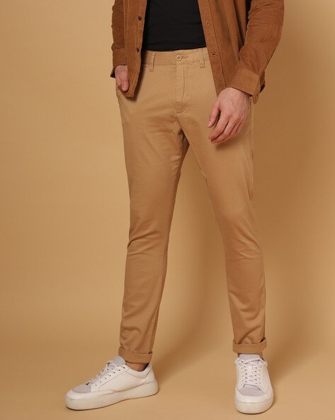 Buy Ecru Trousers & Pants for Men by ProEarth Online