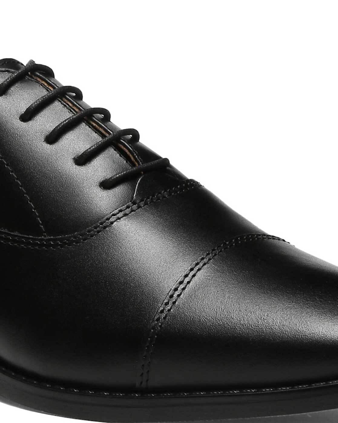 Buy Jet Black Formal Shoes for Men by LOUIS STITCH Online