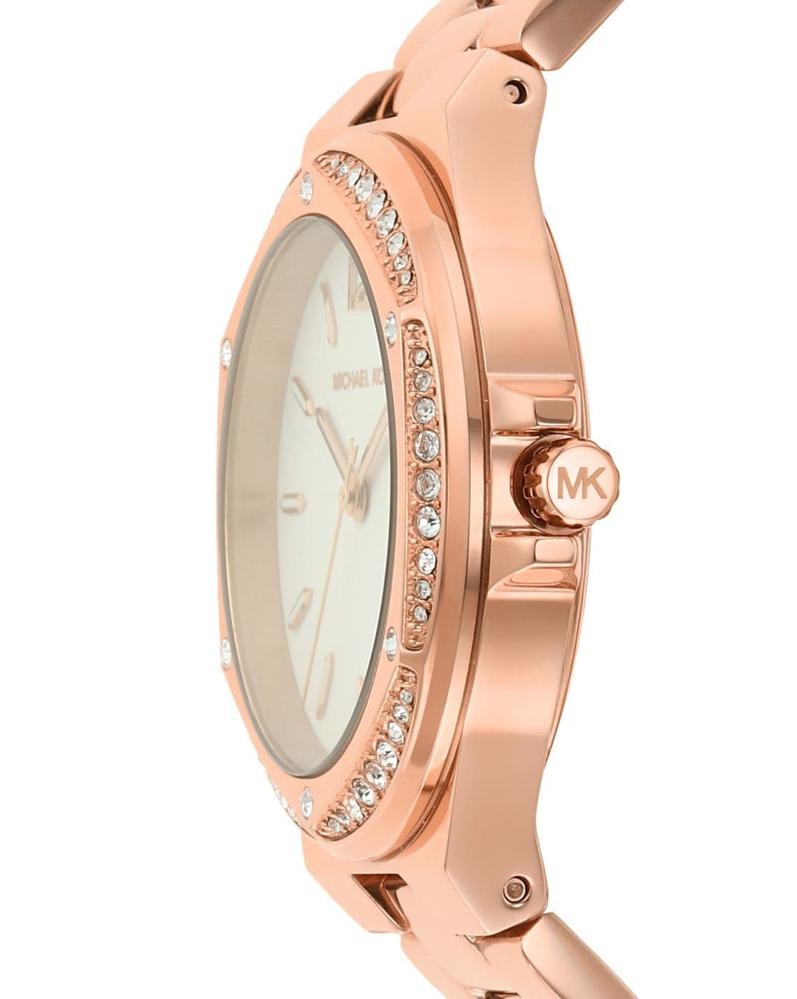 Buy Michael Kors Lennox Rose Gold Watch Set MK1053SET | Color