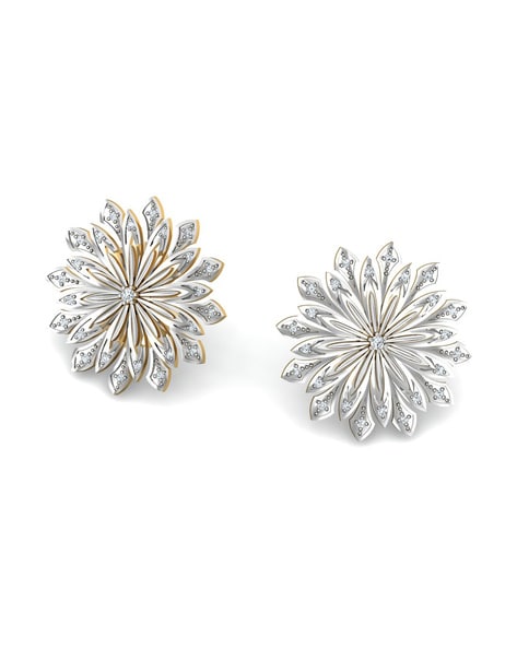 Diamond Peony Earrings – Anabela Chan Joaillerie