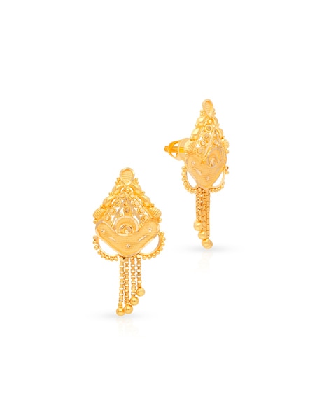 Sparkling Fashion: Gold Jhumka Earring designs latest 2019/ Gold buttalu | Gold  earrings designs, Bridal gold jewellery designs, Gold jhumka earrings