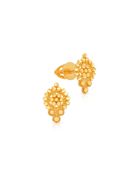 MALABAR GOLD & DIAMONDS BIS Hallmark Yellow Gold 18kt Cubic Zirconia Hoop  Earring Price in India - Buy MALABAR GOLD & DIAMONDS BIS Hallmark Yellow  Gold 18kt Cubic Zirconia Hoop Earring online