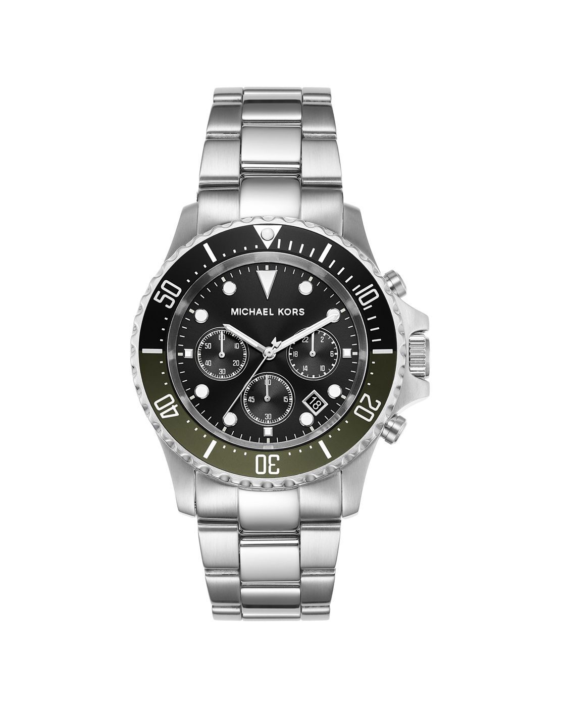 Michael kors men's silver watches hotsell