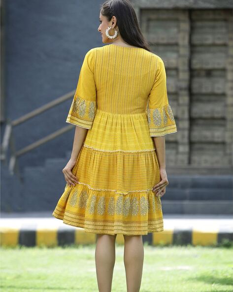 Buy Yellow Short Dress, Prom Dance Dress, Beaded Chiffon Dress, Elegant  Cocktail Dress, Fit and Flare Dress, Bridesmaid Dress Yellow Blush Dress  Online in India - Etsy