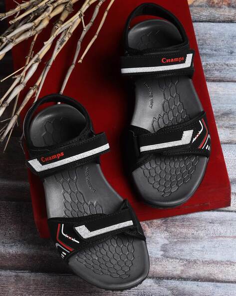 Velcro Strap Footbed Slide Sandals