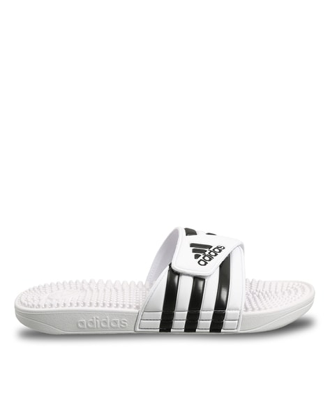 Adidas white slippers online mens