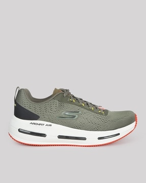 Skechers lace up best sale olive