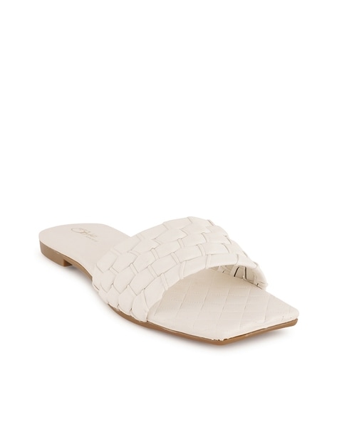 AMUSE White Strappy Sandal | Women's Sandals – Steve Madden