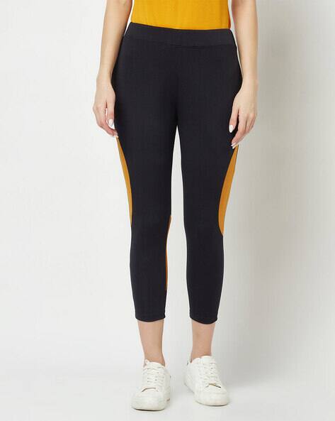 GLITO Women Striped Pattern Straight Joggers